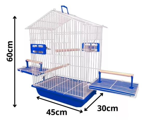 gaiola-braganca-para-calopsita-acessorios-e-bebedouro-pouco-usada-big-0